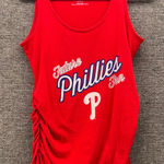 Soft As A Grape Phillies Womens Matternity Tank Size M Philadelphia MLB Baseball Funny Sports Photo 0