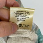 Anthropologie Porridge Elva Watercolor Aqua Grey Mixed Media Blouse Size Small Photo 4