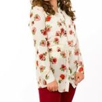 Miss Me Womens Jeans Floral Print Tunic Top Shirt Tie Waist Dress - Sz S Photo 0