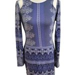 Free People  cold shoulder mini dress Sz S Long Sleeves Photo 0