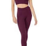 Free People Women's Morning Light Sleeveless Loungewear Set Wine Purple Size XS Photo 3