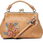 Elle Jae Gypset Tan vegan leather Satchel Nwt fall casual career Photo 0