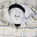 Powder Room Lightweight Full Zip Hooded Windbreaker Jacket Women's Size Medium White Photo 1