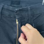 MOTHER High Waisted Looker Jeans Women’s Size 24 Guilty Party Skinny Ankle Fray Black Photo 9