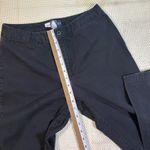 Gap Vintage  Low Rise Straight Leg Black Cotton Women's Pants Size 8R Photo 7