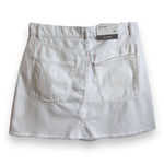 DL1961 White Denim Mini Skirt Women's Size 8/29 White Frayed Hem Photo 1