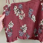 PacSun ✨ Lottie Moss Tie Strap Smocked Crop Tank Pink Floral Small Photo 7