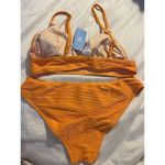 Cupshe Solid Low Waist Bikini Set Triangle Two Pieces Swimwear Size S. A-900 Photo 3