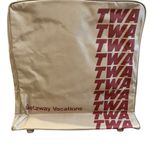 New, Vintage 70’s TWA Trans World Airlines Crossbody Messenger Bag Red Photo 3
