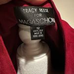 Magaschoni TRACY REESE SILK RED BLAZER 12 Photo 2