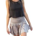 Natural Life Daisy Pull On Smocked Waist Skort L/XL Taupe Fairy Festival NWT Photo 0