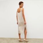 MM.LaFleur The Bevin Dress - Washable Silk Charmeuse in Pearl Photo 4