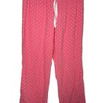 Victoria's Secret  Pink Polka Dot Cotton Pajamas Size Large Pants Lightweight Photo 1