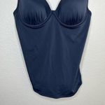Boden navy blue womens underwire bust tankini swim suit top size 36B Photo 2