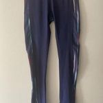 Reebok Navy Full Length Active Leggings Photo 0