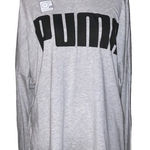 Puma Dry Cell Lightweight Gray Hoodie Black Logo Large NWT Photo 0