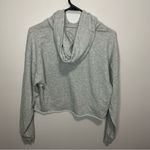Zyia Women’s  Active Size Small‎ Gray Cropped Workout Hooded Sweatshirt Photo 2