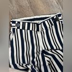 Carolina belle  navy Striped Wide-Leg Pants size small Photo 9