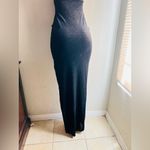 Windsor  Black Jenna Formal Glitter Lattice Dress size XS pure black shimmer Photo 7