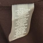 Calvin Klein  Ruffle Cap Sleeve Burn Out Herringbone Monochromatic Print Dress Size 10  Photo 8