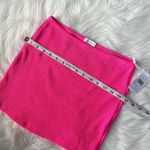 Good American  Hot Pink Textured Mini Skirt NWT Photo 1