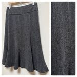 Interplay Couture Gray Herringbone A Line Fully Lined Skirt Size 6 Workwear Photo 10