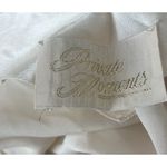 VTG Private Moments Satin Slip Dress Fairy Coquette Spaghetti Bow Tie V Neck XS Photo 7