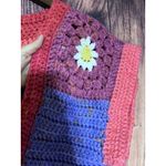 Farm Rio Granny square Crochet Artsy Cropped Retro HIPPIE Jacket Cardigan S M  Phoebe Photo 3