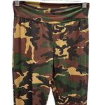 Shop My Trend Camo Camouflage High Rise Flare Bell Bottom Stretch Legging Pant S Green Photo 2