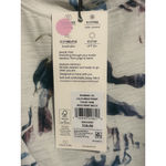 Calia by Carrie Calia Sleeveless Wrap Front Blouse Womens Size XL White Multi Color Moss Print Photo 8