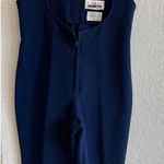 Obermeyer  Ski Overalls Women's‎ Navy Blue Bibs Vintage Stirrups Wool Blend *READ Photo 0