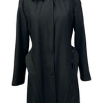 London Fog ‎ Single Breasted Hooded Trench Coat Waist Belt Removable Lining Women Photo 0