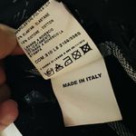 Gattinoni Jeanswear Black Denim Skirt Writing Graffiti Style Skirt Size 28 Photo 3