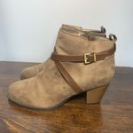 Life Stride Women's Suede Jamie Ankle Boots Brown Size 10M Photo 2