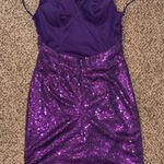 Amazon Sparkly Mini Dress Purple Size 4 Photo 1