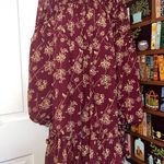 CINQ A SEPT Zola Dress in Merlot/Starfruit NWT Size 6 Red Photo 1