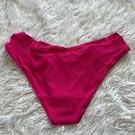 l*space New L* Women’s Ribbed hi leg Pratt bikini bottom in bougainvillea Large Photo 8