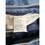 Bamboo  Flare Mid Rise Split Leg Blue Jean‎ sz 13 Hipster 90s Throwback Photo 8