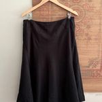 Mexx Black Aline Shin Length Linen & Cotton Skirt Size L Photo 3