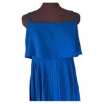 Jill Stuart Jill  Blue Pleated Dress Gown Photo 9
