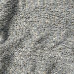 LOFT Women's Small Oversized Short Blue White Textured Top Sweatshirt Photo 1