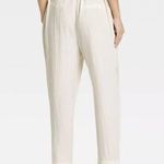 A New Day cream paper bag high rise ankle pants Photo 1