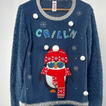 Holiday Time Chillin Penguin Wearing Light Up Sunglasses Christmas Sweater M Photo 0