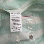 Never A Wallflower Aster Short Sleeve Shirt Dress Stripes Green Size M Photo 8