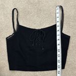 Free People Intimately She's Fancy Longline Brami Bralette Bra Black Goth XS Photo 4