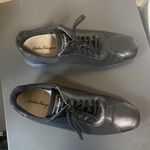 Salvatore Ferragamo Black Wedge Lace Up Sport Shoes $740 EUC US Wmn 7 Photo 4