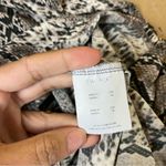 Oak + Fort  Snake Print Mock Neck Top Photo 6