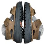 Skechers VTG Y2K  Leather Double Strap Sandals Brown Womens Size 7‎ Chunky Rugged Photo 3