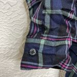 Lucky Brand  Women’s Plaid V-neck Button Down Shirt Size Small Photo 3