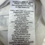 Tory Burch  White Black Striped Flutter Boho Peasant Tassel Tie Midi Dress Sz XS Photo 4